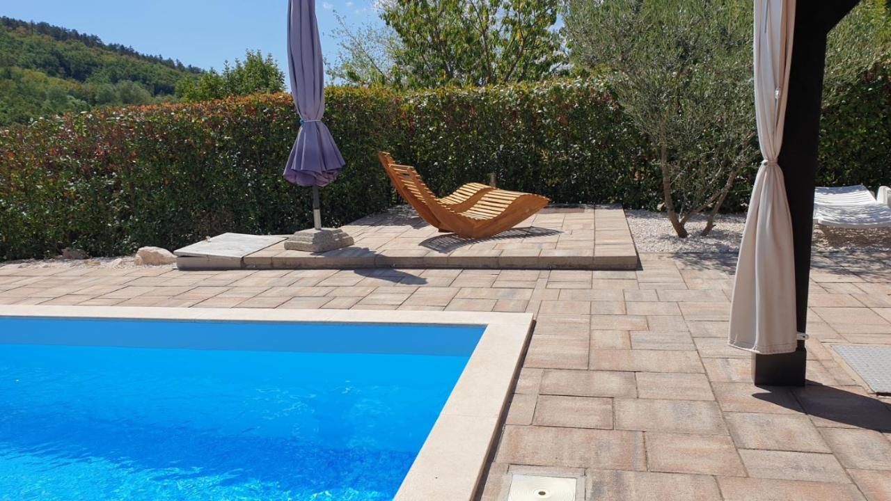 Villa Kras Rabac Labin Ripenda Pool Ripenda Kras Zewnętrze zdjęcie